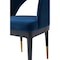 Manhattan Comfort 5-Piece Rockaway 70.86 Dining Set with 4 Carrington Chairs in Natural and Midnight Blue 4-DT02DC089AR-NABL - alternate 8